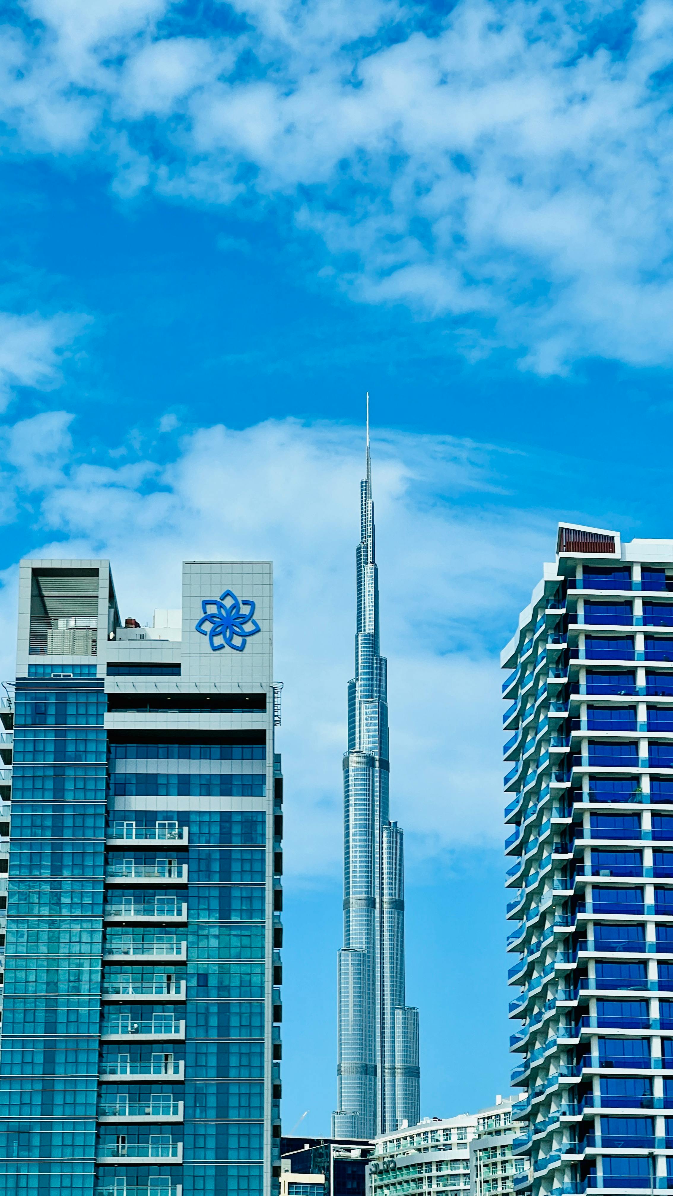 Burj Khalifa skyscraper in Dubai, United Arab Emirates